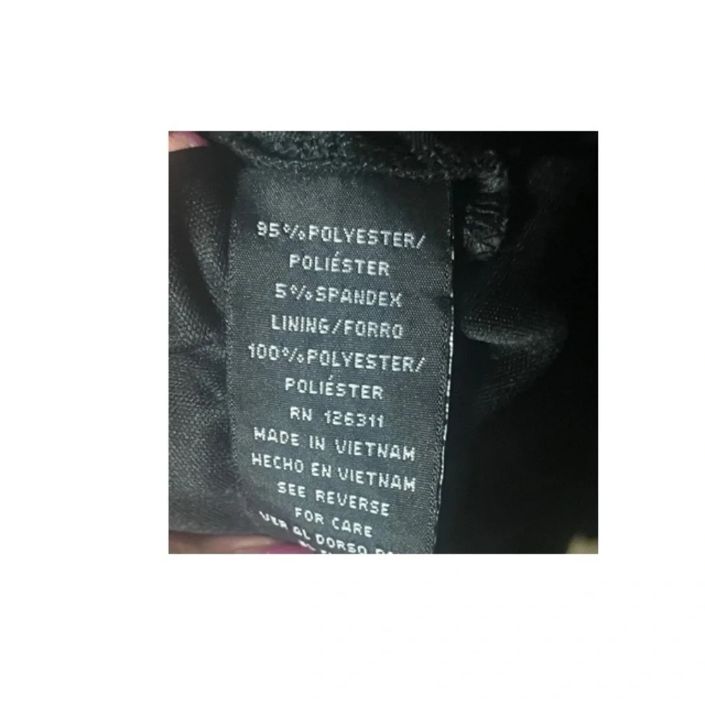 Ronni Nicole black fabric